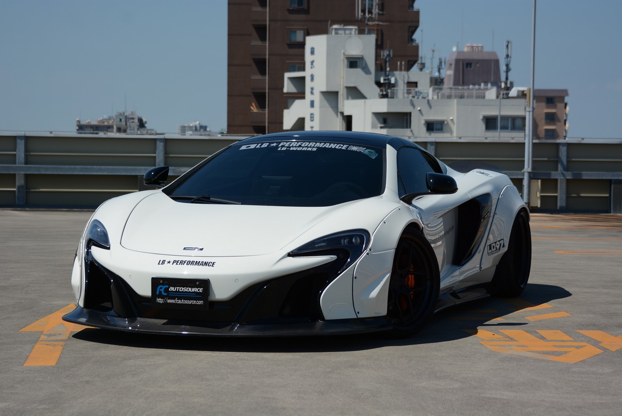 McLaren 650S Spider with Liberty Walk Widebody kit! Carbon Ceramic Brakes! Front Lifting system!