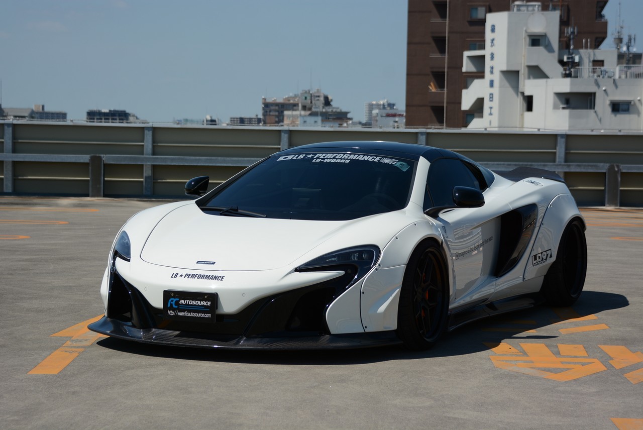 McLaren 650S Spider with Liberty Walk Widebody kit! Carbon Ceramic Brakes! Front Lifting system!