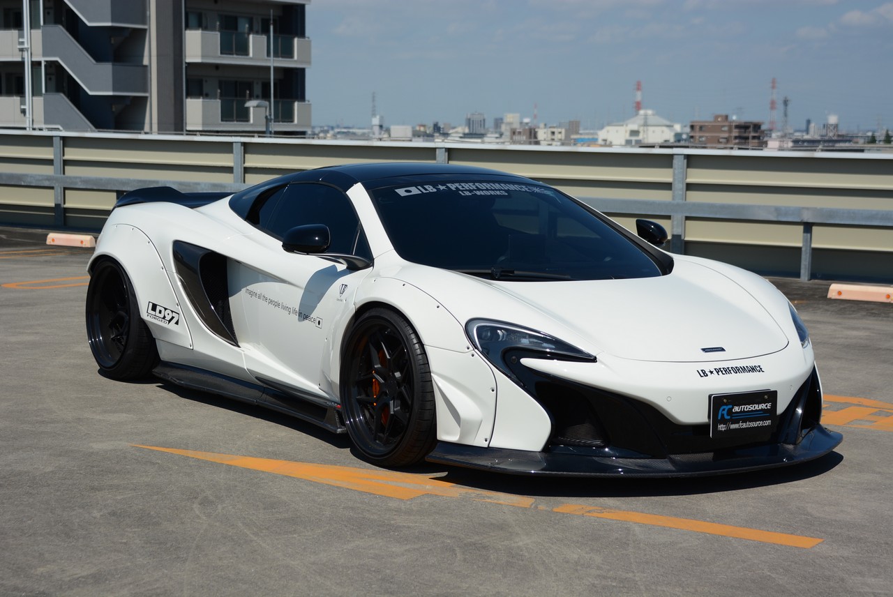 McLaren 650S Spider with Liberty Walk Widebody kit! Carbon Ceramic Brakes! Front Lifting system!