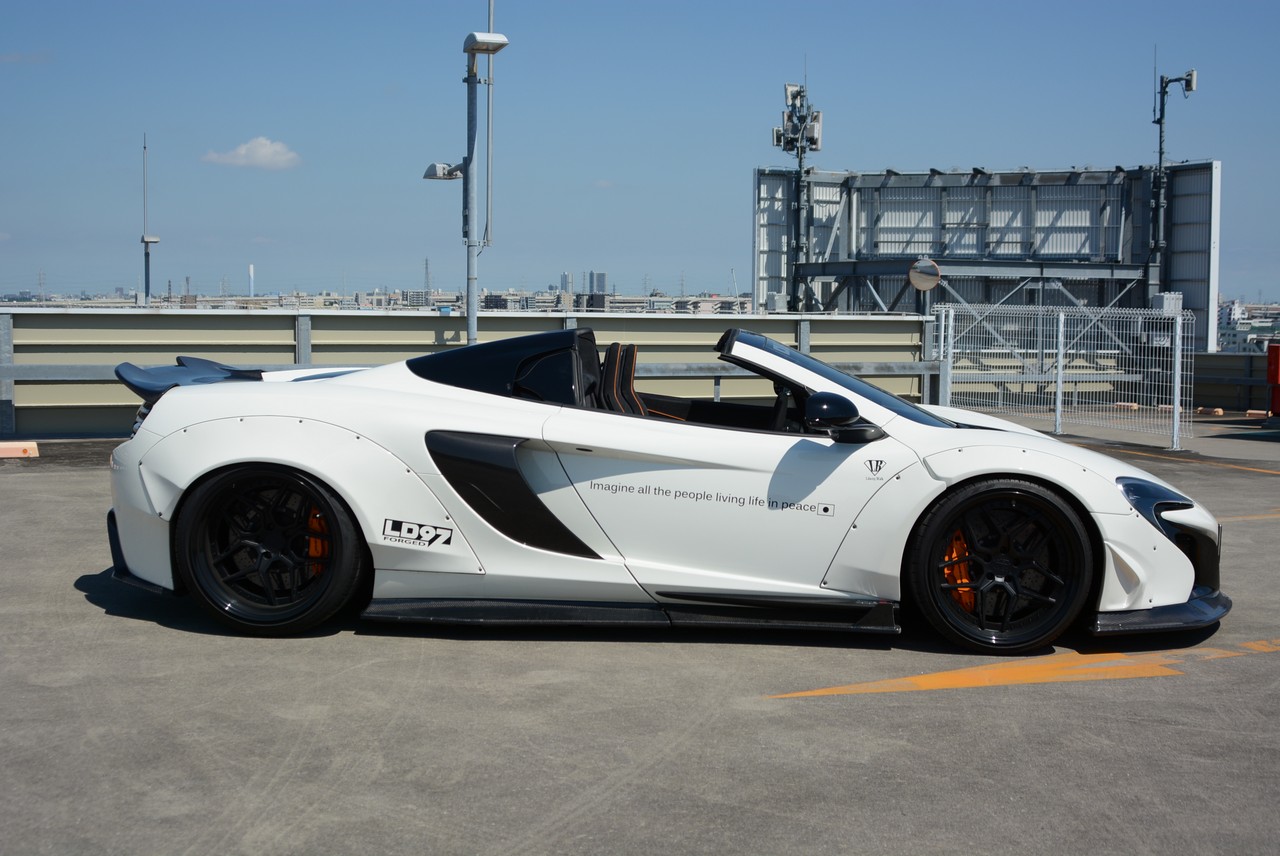 McLaren 650S Spider with Liberty Walk Widebody kit! Carbon Ceramic Brakes! Front Lifting system!