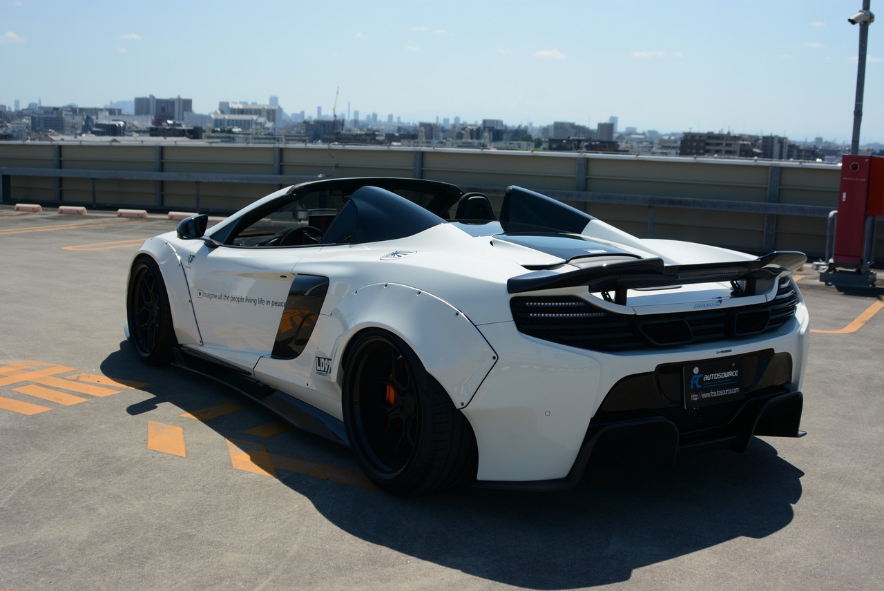 McLaren 650S Spider with Liberty Walk Widebody kit! Carbon Ceramic Brakes! Front Lifting system!